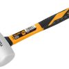 Ciocan din cauciuc 225 gr cu maner din fibra de sticla ,industrial
