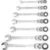 Set chei combinate cu clichet articulat Extol Premium