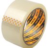Banda adeziva transparenta ambalaj bopp 48 mm x 100 m Tolsen