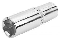 Cheie tubulara adanca de 3/8" Cr-V 18 mm (Industrial) Tolsen