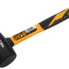 Ciocan de cauciuc 220 g maner din fibra de sticla Tolsen