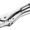 Cleste cu autoblocare Cr-V 250 mm cu falci drepte (Industrial) Tolsen