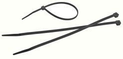 Colier din nailon pentru cabluri 4.8x400 mm negru Tolsen