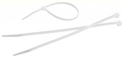 Colier din nailon pentru cabluri 7.6x450 mm alb Tolsen