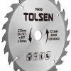 Disc circular cu vidia pentru lemn 185x30x60T Tolsen