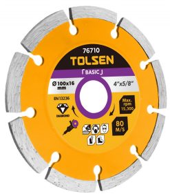 Disc cu diamant uscat 125x22x2 mm Tolsen