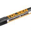 Marker permanent negru Tolsen