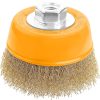 Perie cupa din sarma cu piulita 100 mm Industrial tolsen