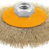 Perie tesita din sarma rasucita 100 mm M14x2 Industrial Tolsen