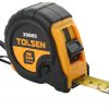 Ruleta 5 m x 19 mm cu capac moale din PVC Tolsen