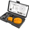 Set de 11 carote inelare pentru lemn dim 19 mm - 64 mm H25 mm Tolsen
