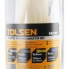 Set de 1200 buc din nailon pentru cabluri Tolsen