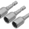 Set de 3 mufe piulita magnetice 8 mm 3/8" Tolsen