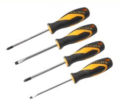 Set de 4 surubelnite Cr-V cu varf magnetic GRIPro Tolsen