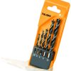Set de 5 burghie pentru lemn 4-10 mm Industrial Tolsen
