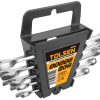 Set de 5 chei de piulite combinate Cr-V Tolsen