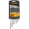 Set de 7 chei de piulite combinate fixe Cr-V Tolsen