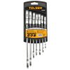 Set de 7 chei de piulite combinate flexibile Cr-V Tolsen