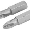 Set de varfuri de surubelnita din 2 bucati PZ1 25 mm S2 Tolsen