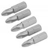 Set de varfuri de surubelnita din 5 bucati PZ2 25 mm S2 Tolsen