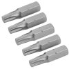 Set de varfuri de surubelnita din 5 bucati S2 25 mm T20 Tolsen