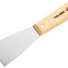 Spaclu pentru pereti cu maner din lemn 100mm Tolsen