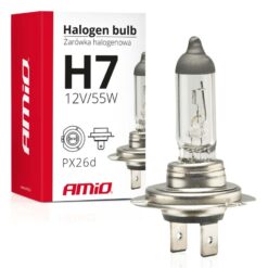 Bec H7 halogen 12V 55W filtru UV Amio