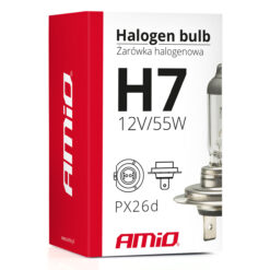 Bec H7 halogen 12V 55W filtru UV Amio