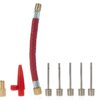 Set de 8 accesorii pentru pompa de aer (ace, furtun si adaptoare)