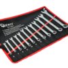 Chei cu ochi plat satin 6-22mm 12 buc.CRV/pachet de foi Geko