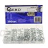 Set piulite din otel inoxidabil 300 buc Geko