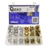 Set de piulițe cu nituri din oțel / aluminiu 300buc Geko