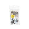 Organizator/clip de cablu - set de 20 buc (30x10mm)Geko
