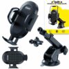 Suport telescopic pentru telefon 3in1 - parbriz, cockpit, aerisire Geko